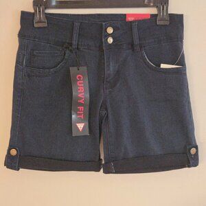 Guess Curvy Fit Denim Shorts